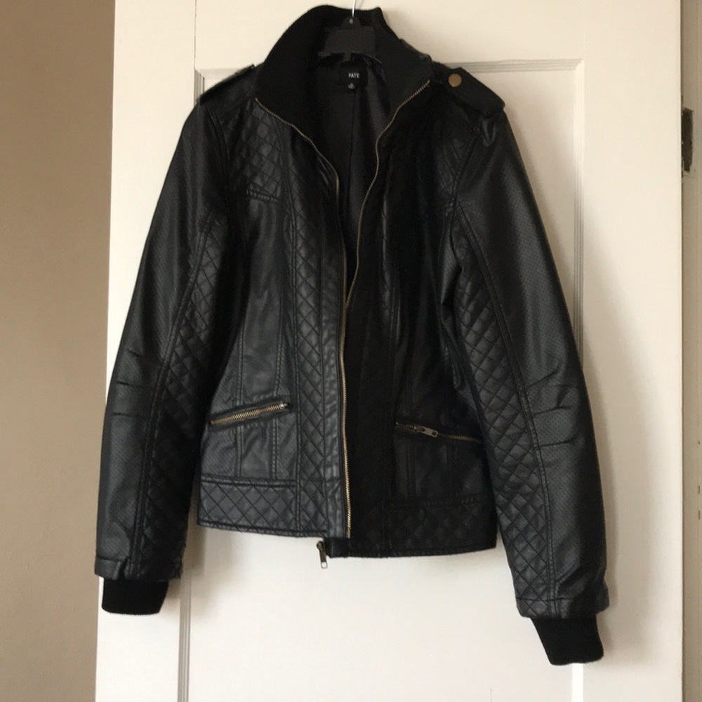 Fate quilted Moto Jacket